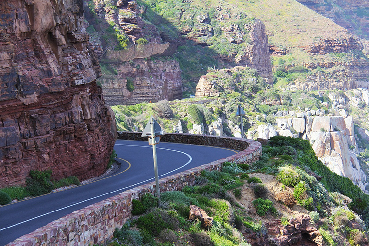 Chapman’s Peak Drive in South Africa