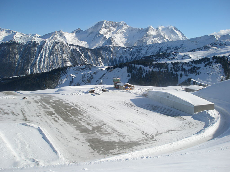 Courcheval International Airport in France