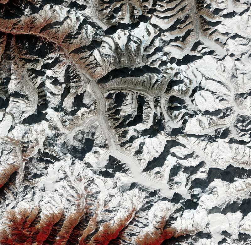 Gangotri Glacier in India