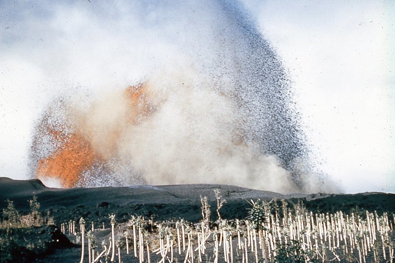 Volcanoes are erupting since 1983