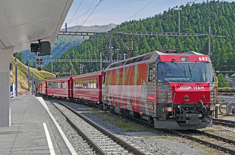 The Albula Railway Line