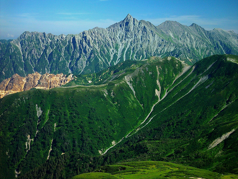 Views of Mount Yari
